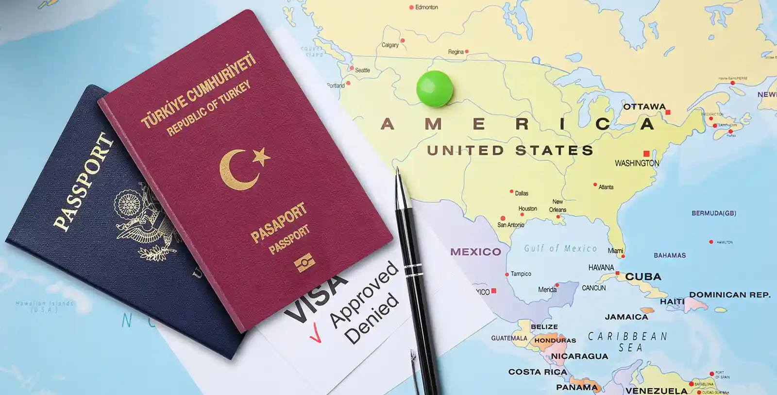 With your Turkish passport you can apply to E2 Visa from USA