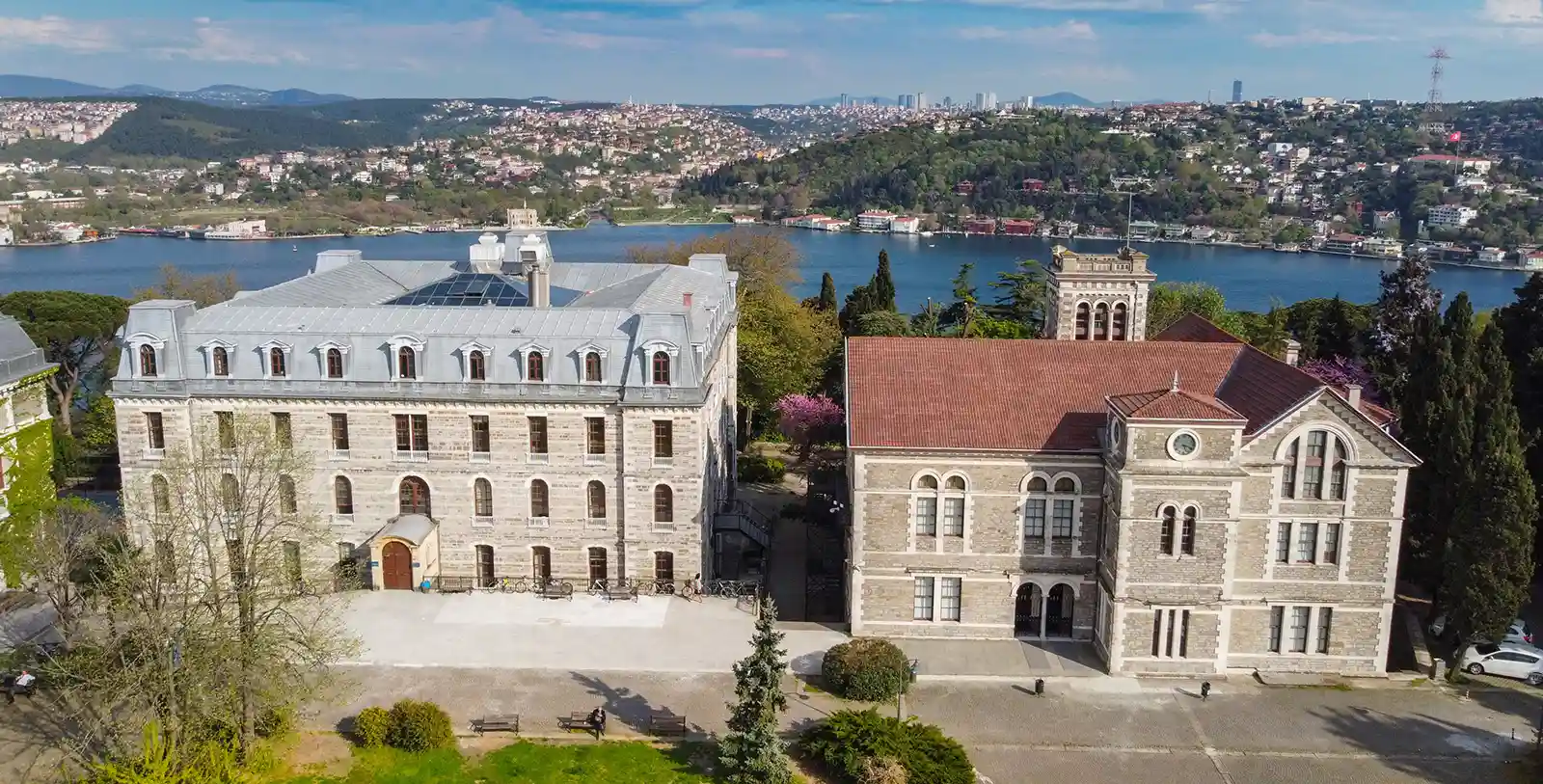 Bogazici University is one of the most known universities in Turkey. It is located in one of the top locations of the city with direct view to the Bosphorus