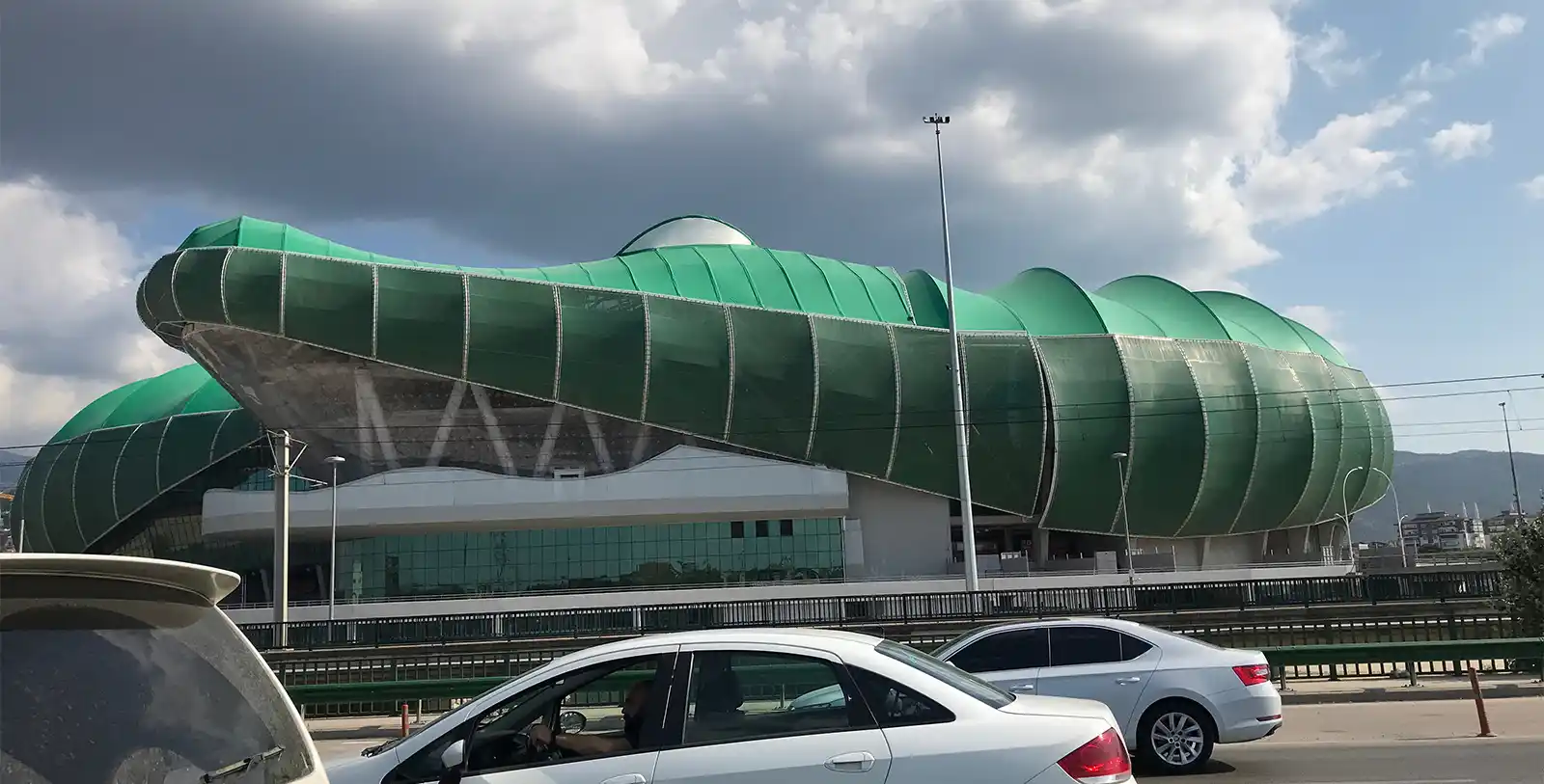 Timsah Arena is a Crocodile-shaped stadium in Bursa